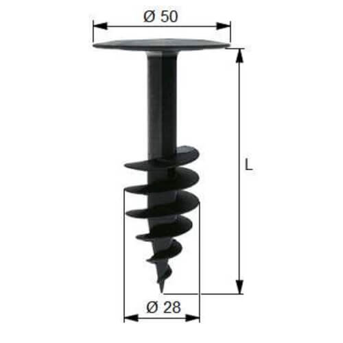 Montageplug 110mm
