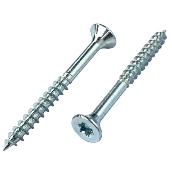 Spaanplaatschroef 4x50 Torx T20 Deeldraad 200st